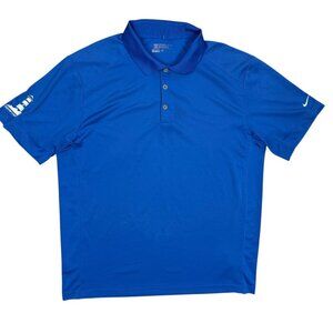 Nike Golf Tour Performance Short Sleeve Polo Shirt Blue XL